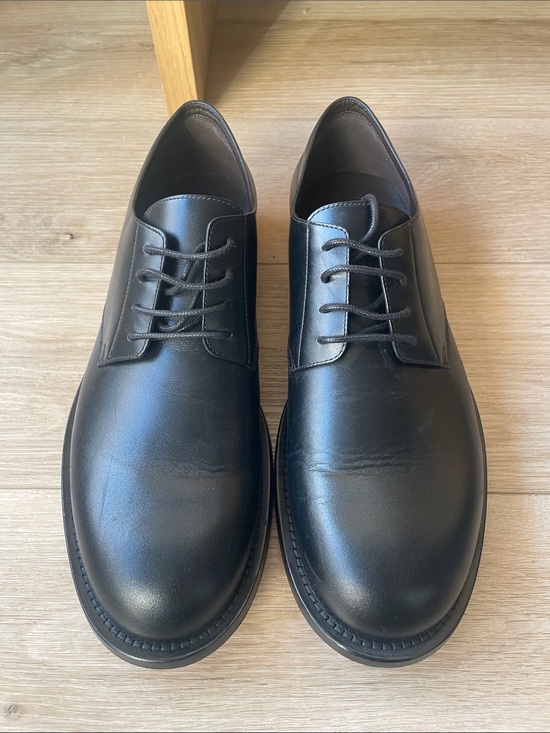 The Row Shoes - NWOT The Row Black Leather Novus Derby